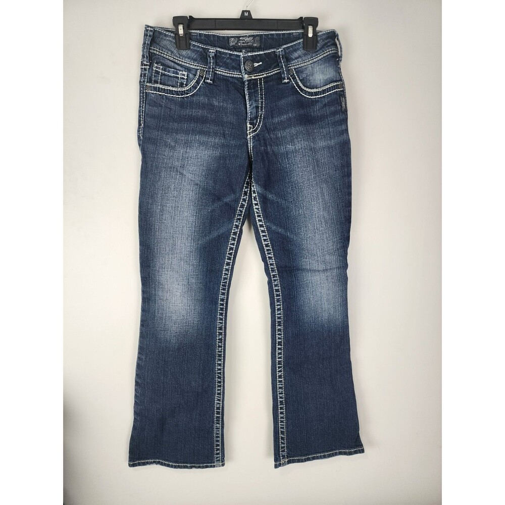 Silver Jeans Suki Boot Cut Mid Rise Womens Tag Size 30x32L (Measures 32x31L)